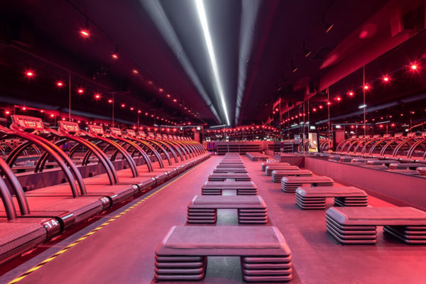 Interior of Barry's Bootcamp