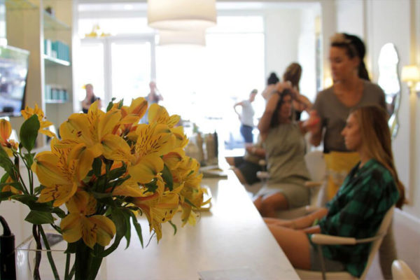 Interior of drybar on South Lake in Pasadena