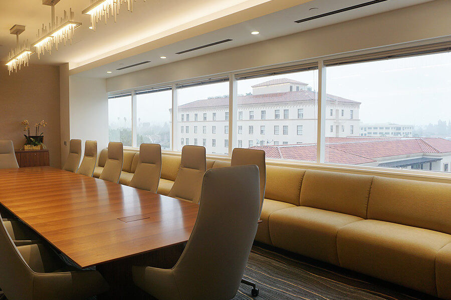 Interior of conference room
